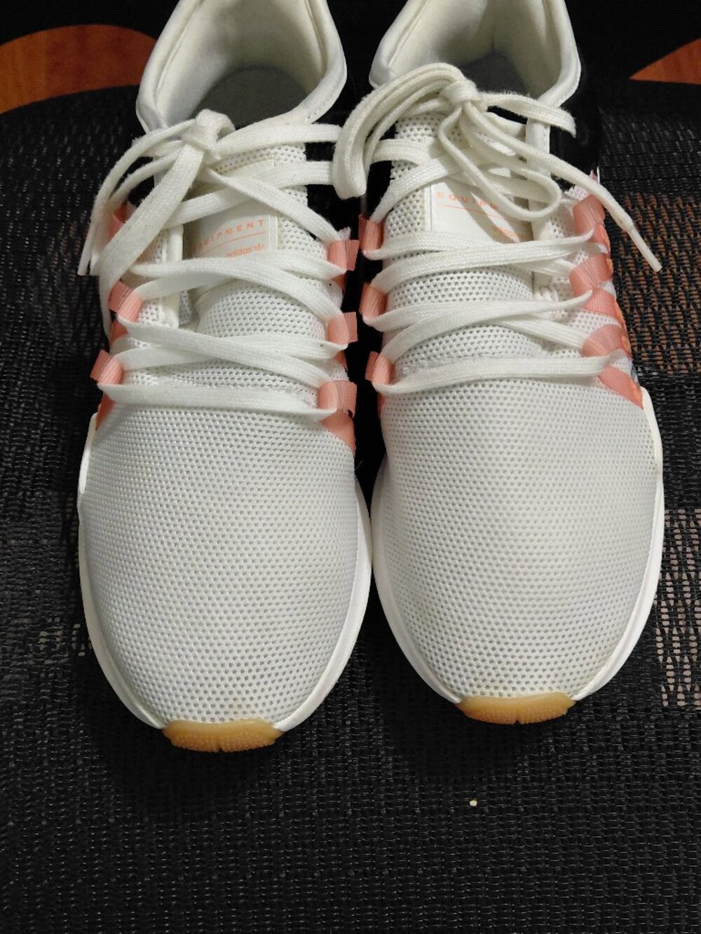 Adidas EQT Support ADV White Coral Peach Black Running Shoes Sneakers Women’s